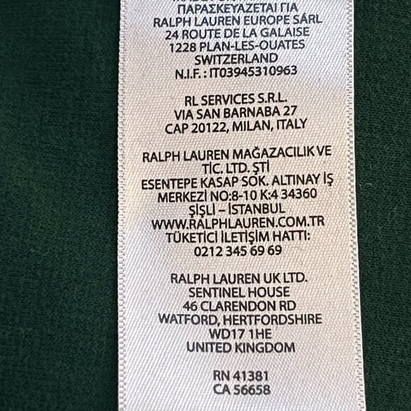 Polo Ralph Lauren Black Watch Plaid Quarter-Zip Pullover in Men's Size XL - EUC - Picture 11 of 11